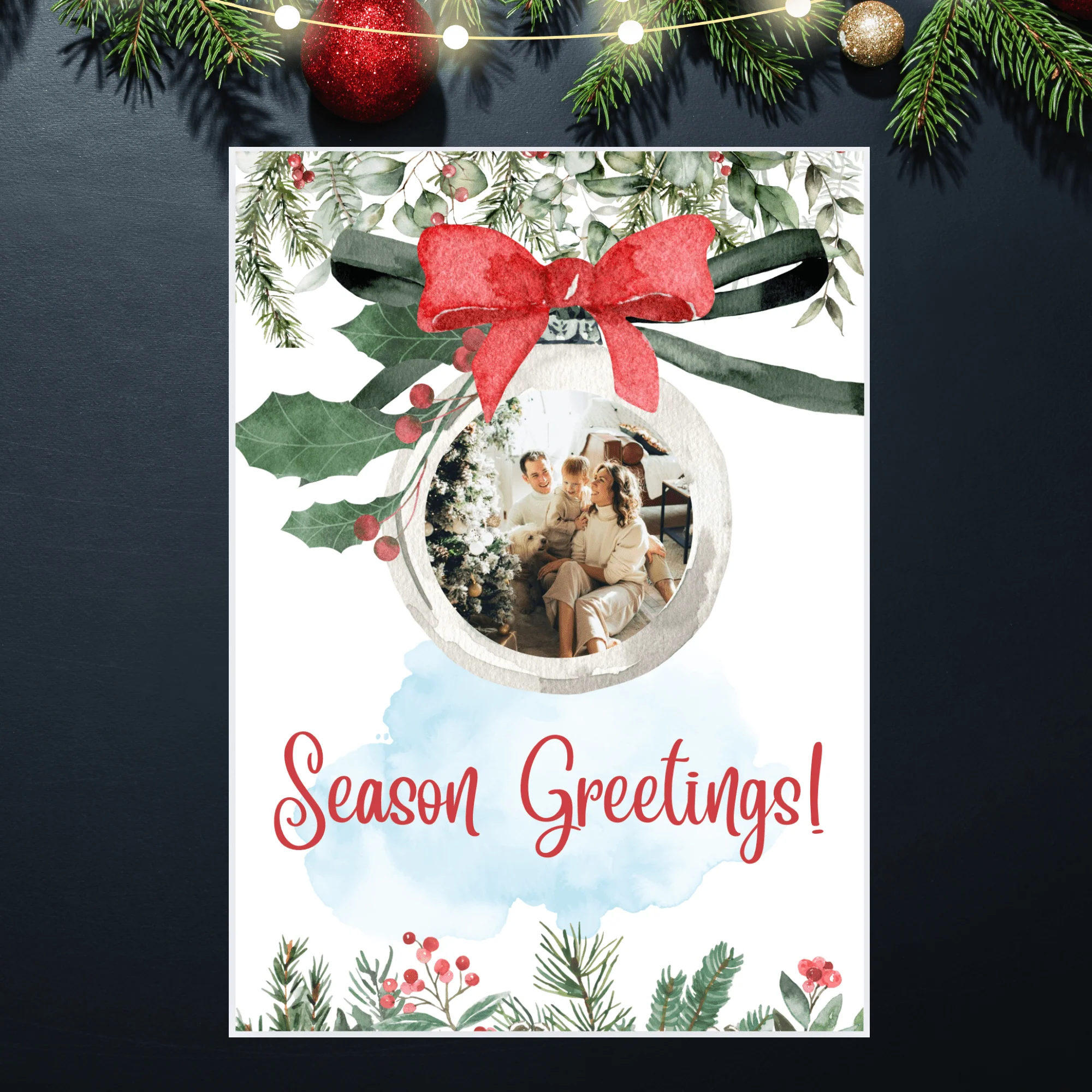Editable Holiday Christmas Card Bundle โ 14 Festive Designs for Canva | Instant Download & Personalize - Image 10
