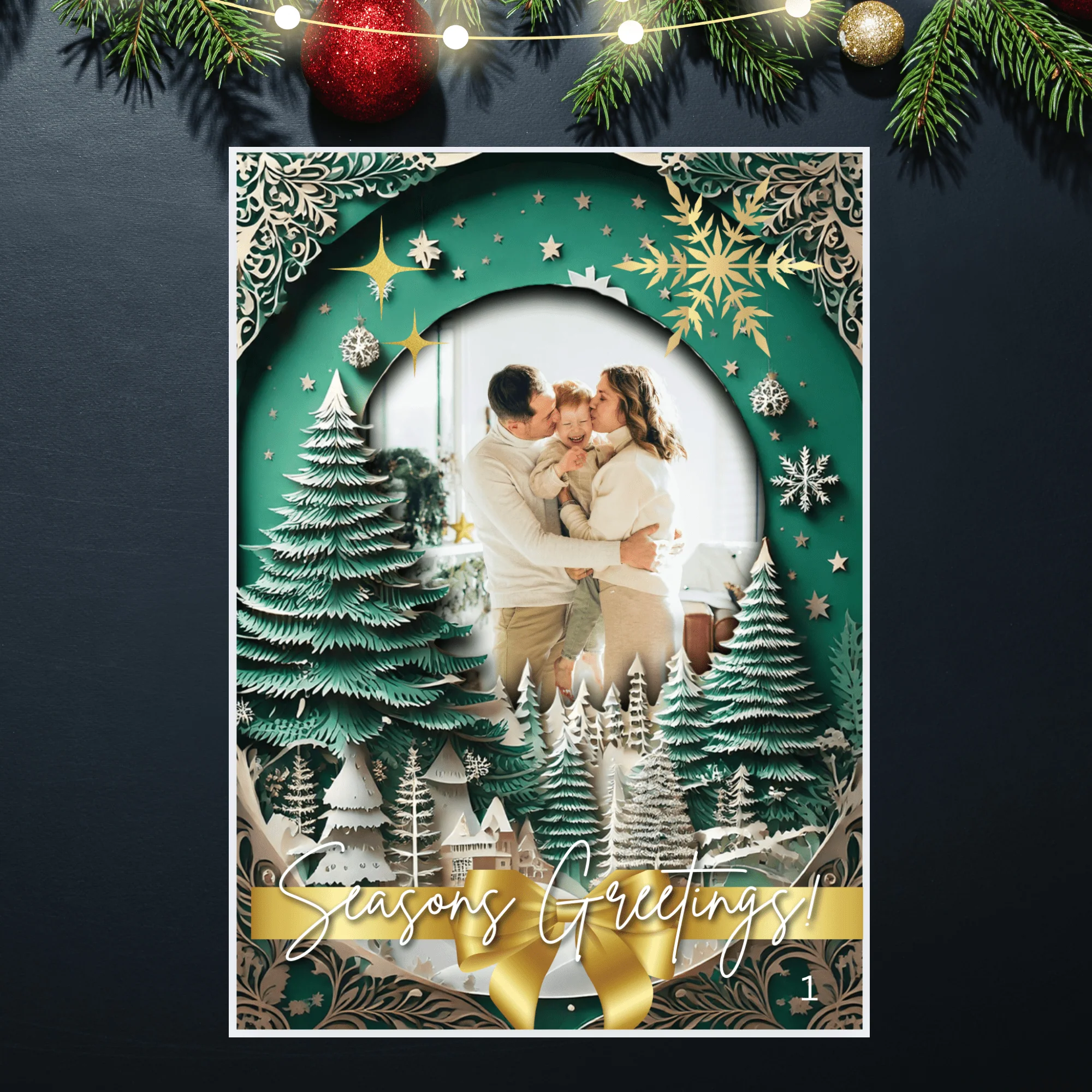 Editable Holiday Christmas Card Bundle โ 14 Festive Designs for Canva | Instant Download & Personalize - Image 9